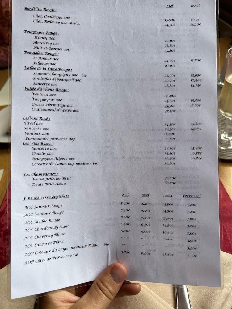 Le Chalet - Menu Image 1